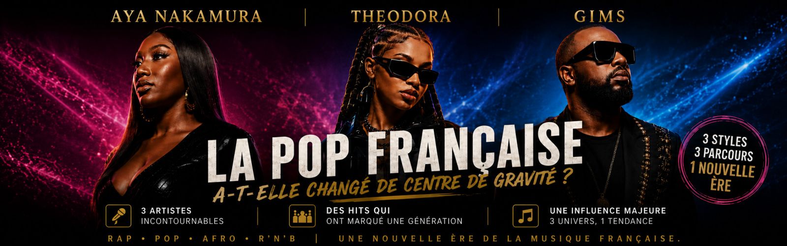 Affiche ya Nakamura, Theodora, Gims