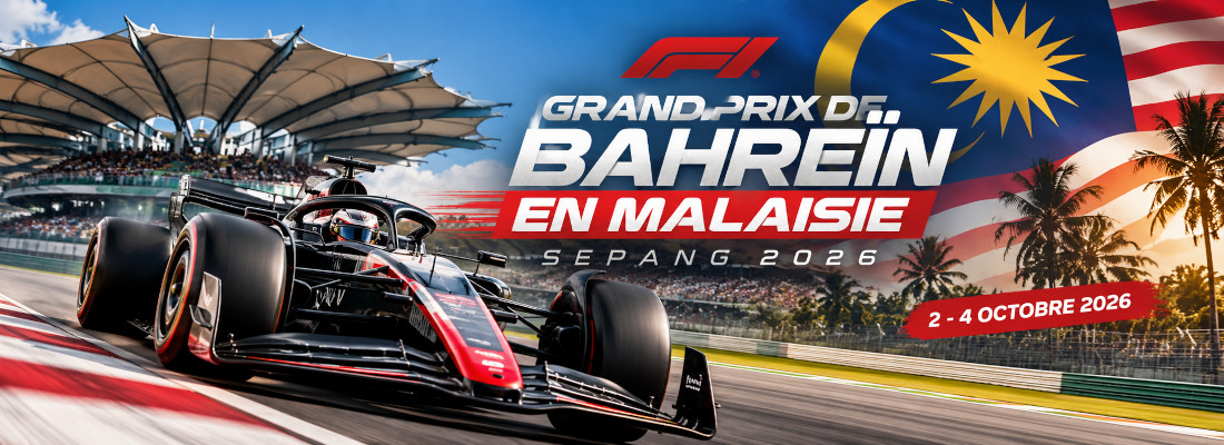Grand Prix de Bahreïn en Malaisie 2026 sur VIP Crossing