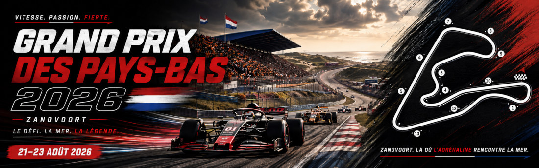 Grand Prix des Pays-Bas 2026 sur VIP Crossing