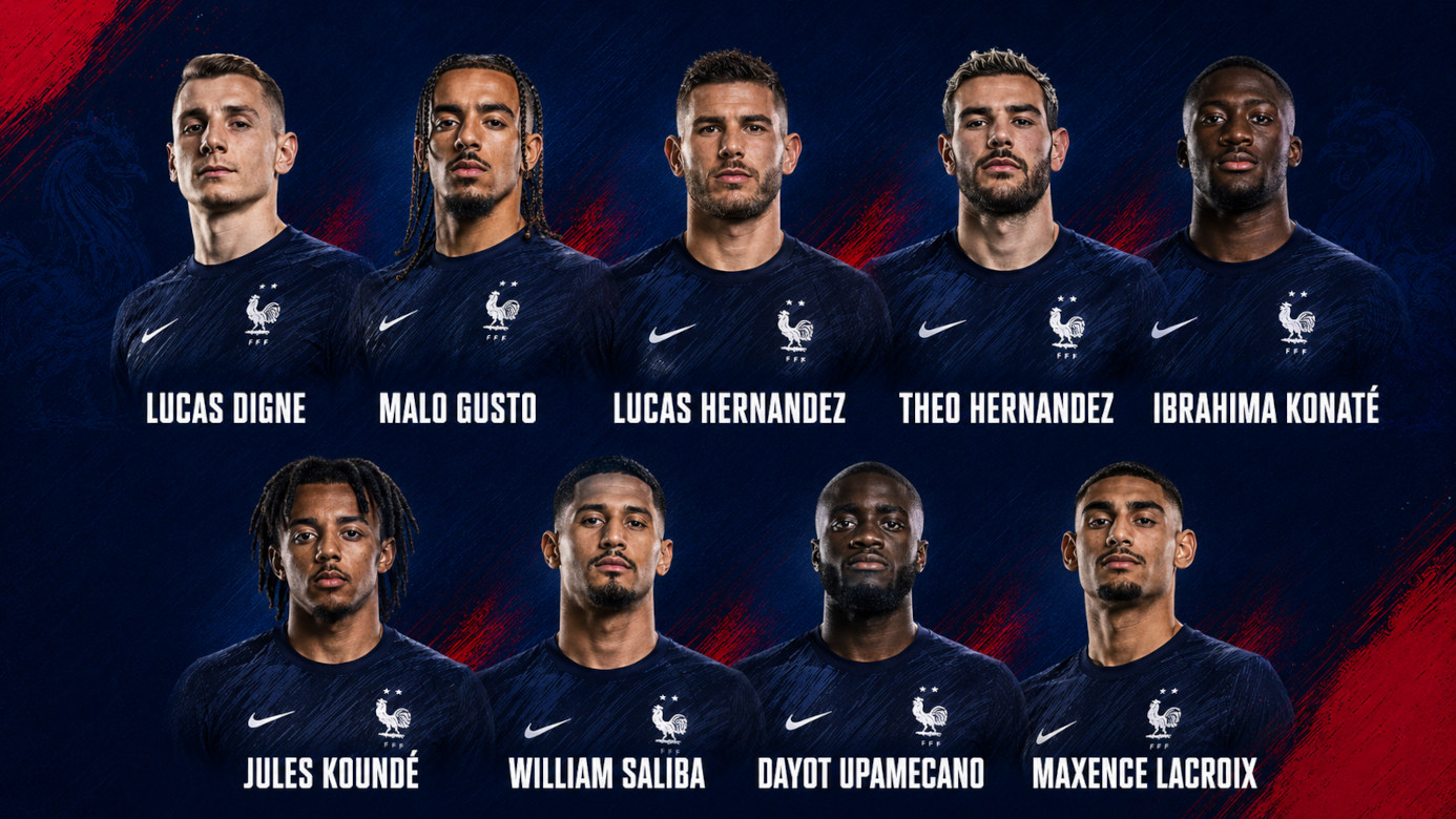 Défenseur de l'équipe de France