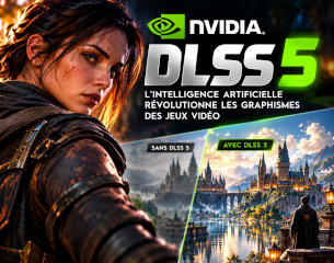 NVIDIA DLSS 5 : l’IA transforme les graphismes des jeux vidéo en 2026