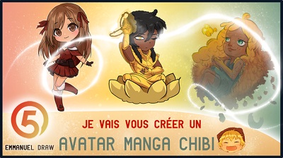 VIP Crossin - Un avatar manga chibi personnalisé pour vos profils et promotions