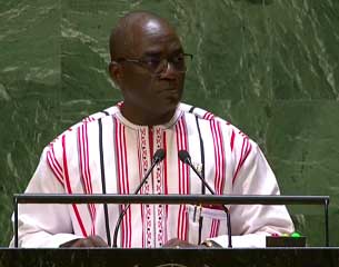 VIP Crossing - Discours du Burkina Faso à l'ONU