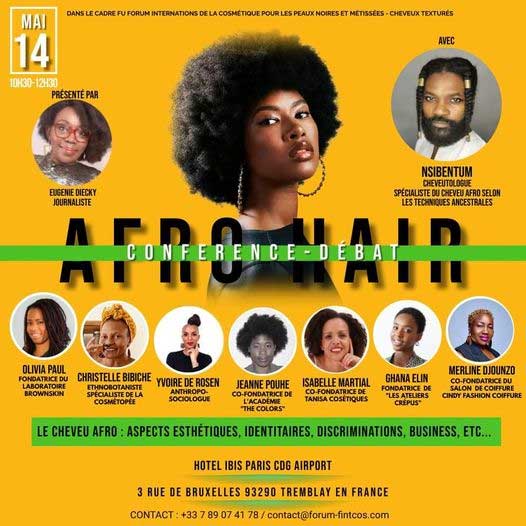 VIP Crossin - Conférence-débat sur le cheveu afro, à paris !