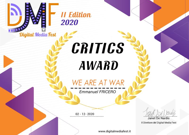 Prix de la Critique au 2ème Digital Media Fest de Rome