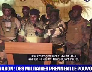Après le Niger, un coup d'État au Gabon, les militaires annoncent une prise de pouvoir