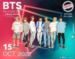 BTS en concert  le 15 octobre