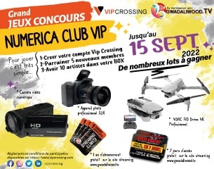 Jeu-Concours sur VIP Crossing : appareil photo, caméra vidéo et Drone